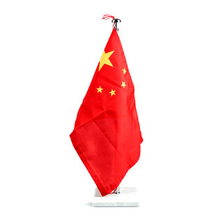 白方大理石伸缩双勾旗座