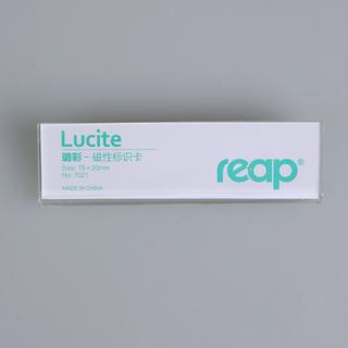 瑞普 标示牌胸牌胸卡形象卡 7309别针 透明色 75*20mm
