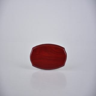 赛兄纳弟 门牌红木 小椭圆缺角红木 18*8.5cm