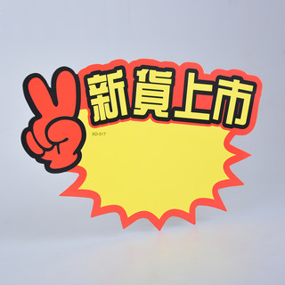 赛兄纳弟 特大号广告纸10张/包 517 -新品上市 250*350mm