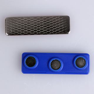 瑞普 胸牌磁卡磁铁 7621 蓝色 45*12mm