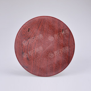 赛兄纳弟 门牌红木 圆形红木 30*30cm