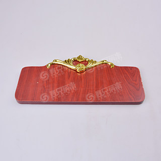 赛兄纳弟 门牌红木 大长条花边红木 14*30cm